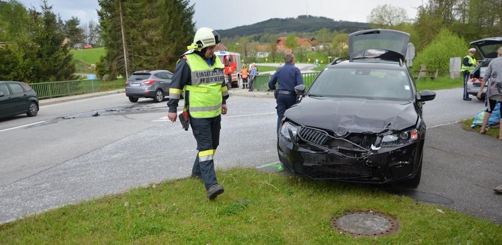 Im Kreuzungsbereich krachte es.