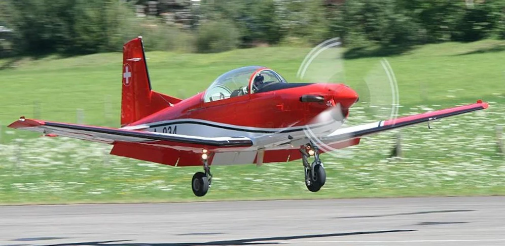 Eine Pilatus NCPC-7 des Schweizer Militärs wird vermisst. Archivbild