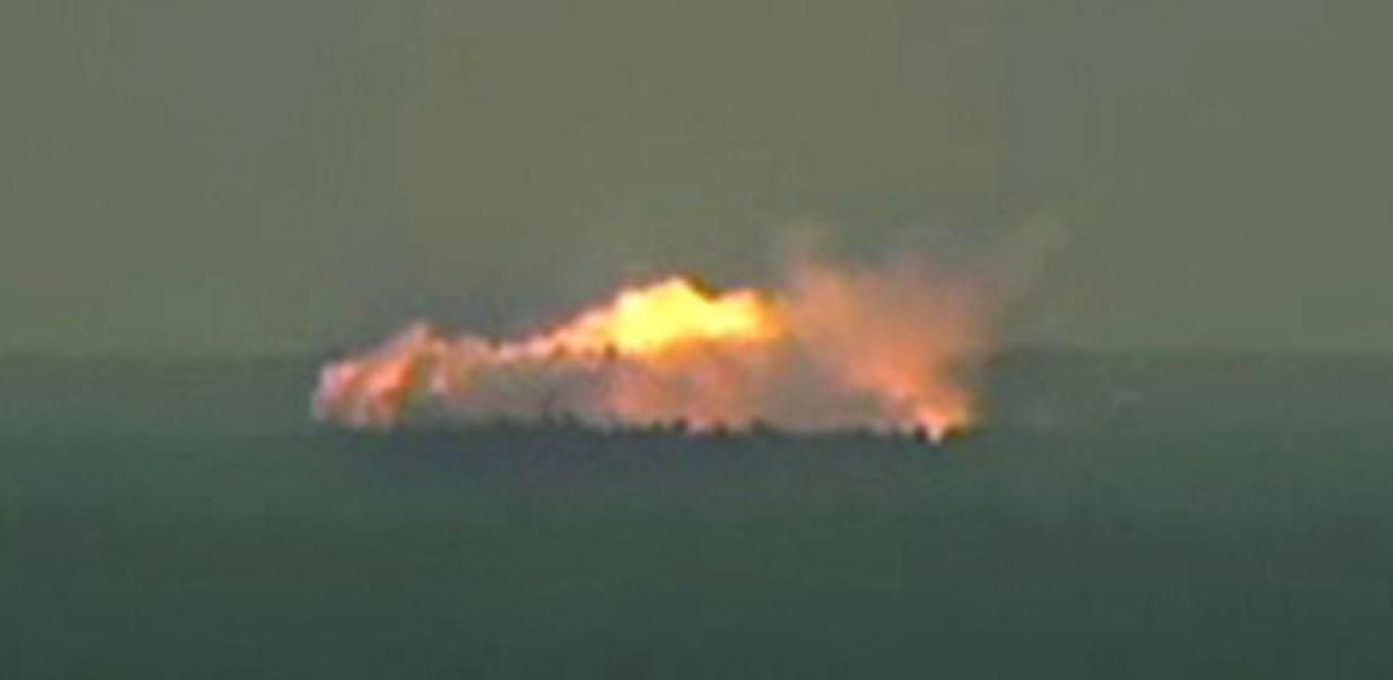 Heute.at - Video zeigt: So schlägt Mutter aller Bomben ein