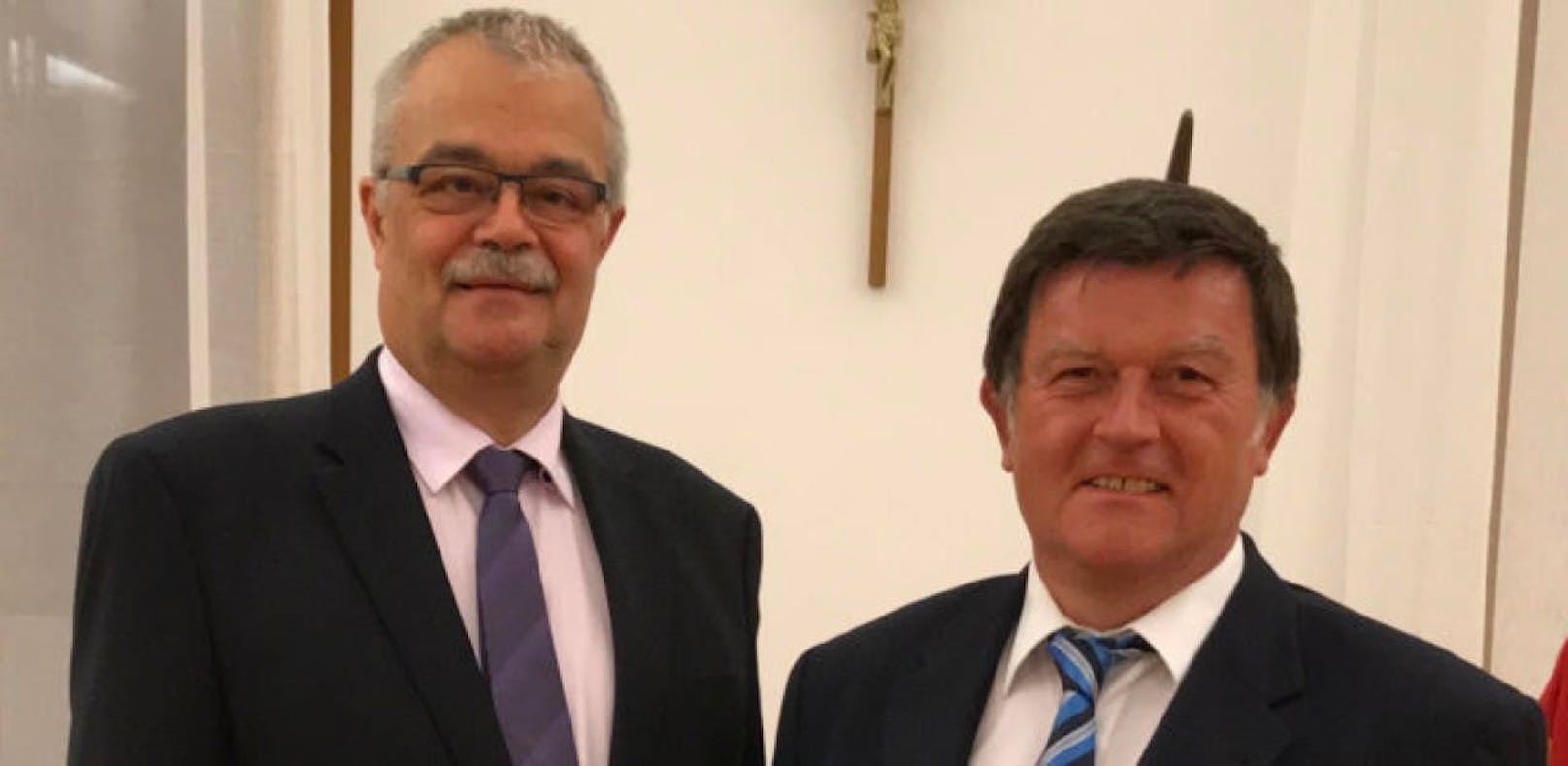 Erich Trenker und Franz Treipl teilen sich in der nächsten Legislaturperiode den Bürgermeister-Sessel.