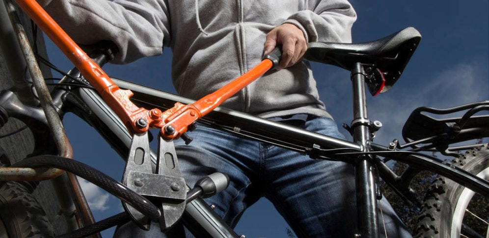 Ein Zeuge beobachtete die Männer beim Diebstahl eines Fahrrades.