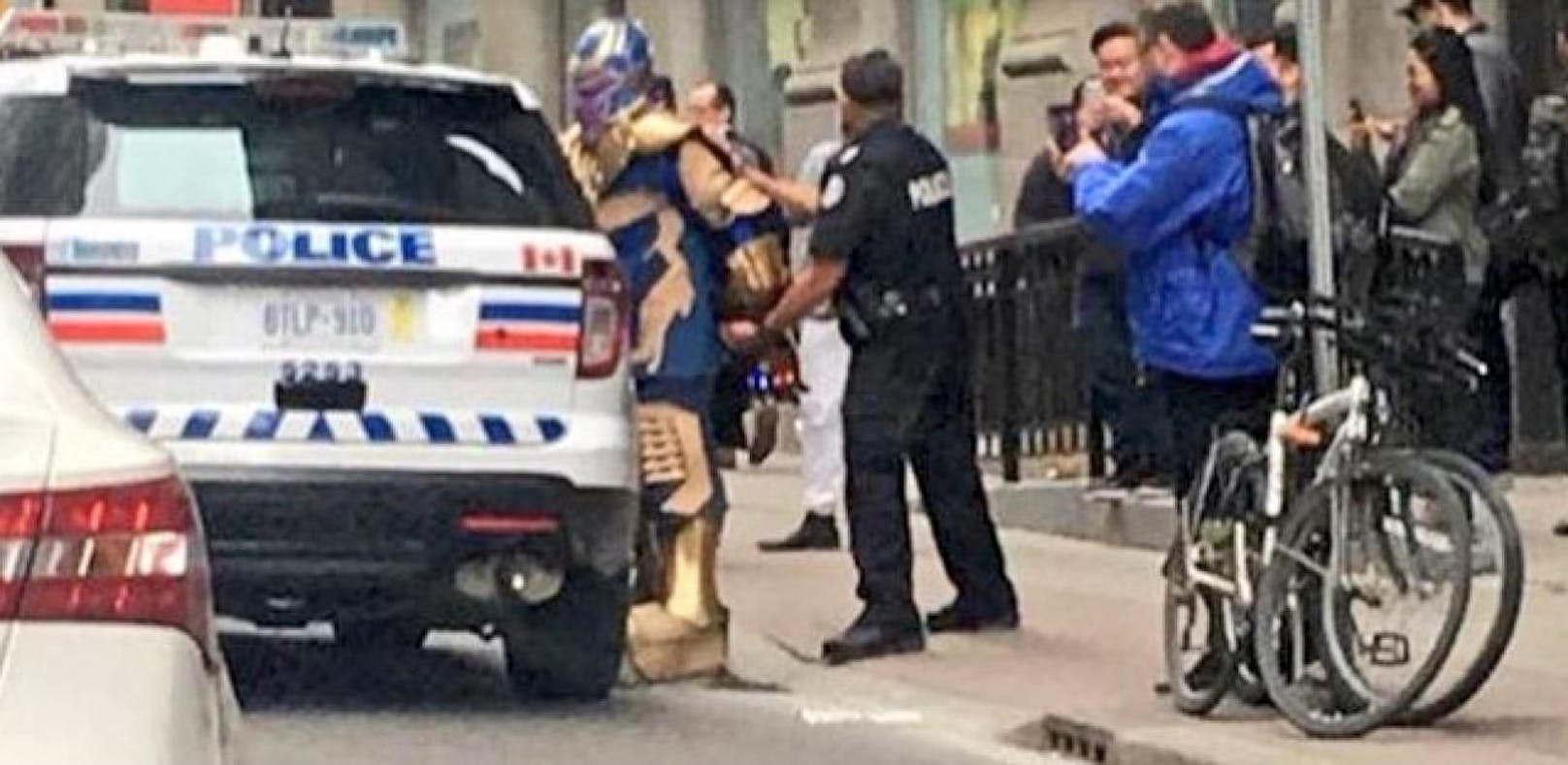 Polizei von Toronto fasst Marvel-Bösewicht Thanos