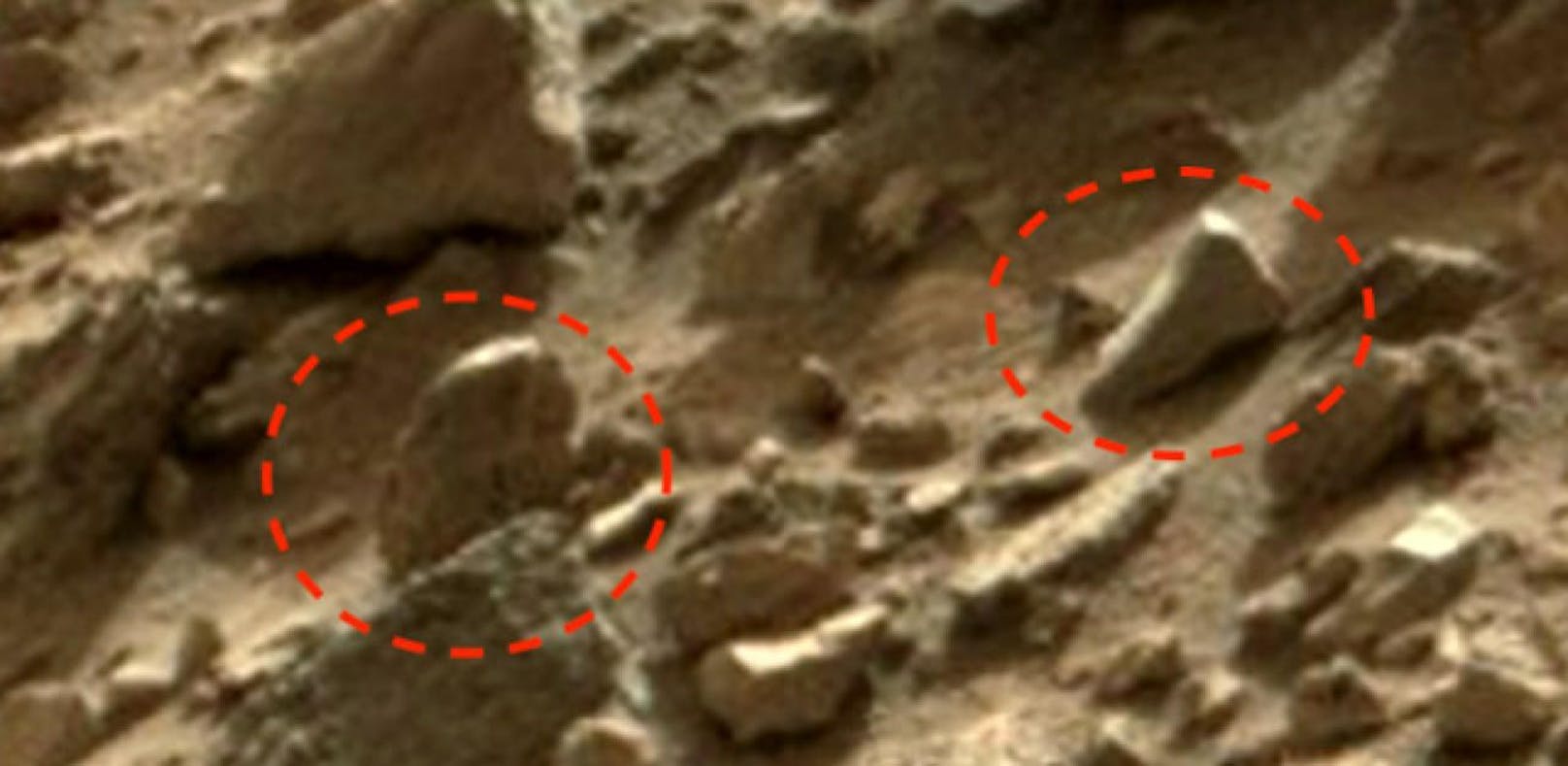 Ufo-Jäger überzeugt von Statuen auf dem Mars
