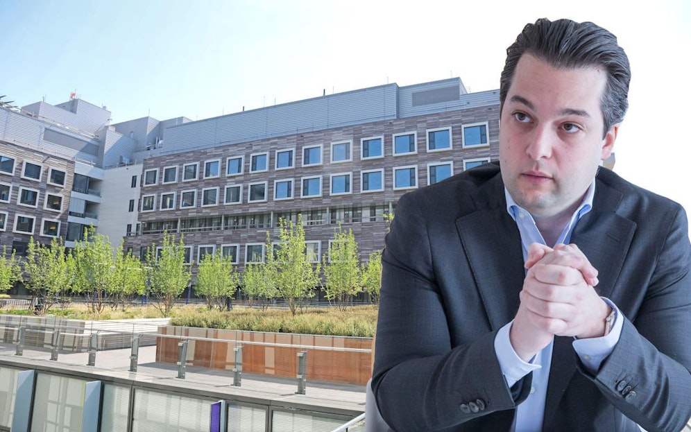 Der Wiener Vizebürgermeister Dominik Nepp (FPÖ) ist verärgert über eine fehlende Seite im Finanzierungsvertrag zum Krankenhaus Nord. (c) Philipp Enders/Helmut Graf