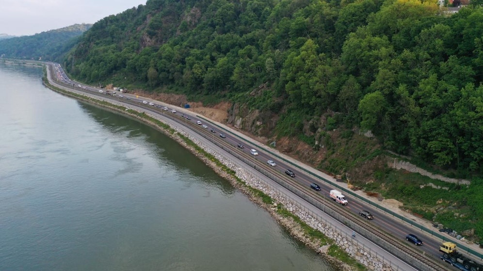 Vor der Linzer Stadteinfahrt auf der B 127 kam es am Montag nach vielen Wochen wieder zu einem Stau.