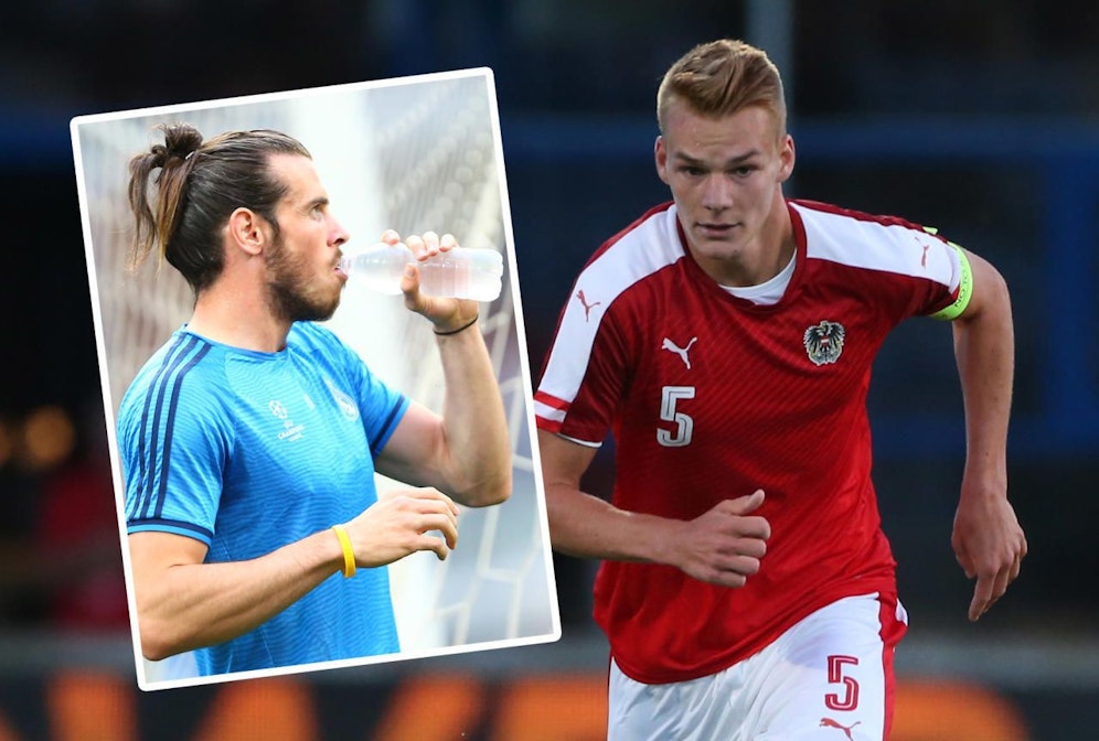 Lienhart (re.) kennt Bale besser als jeder andere ÖFB-Kicker.