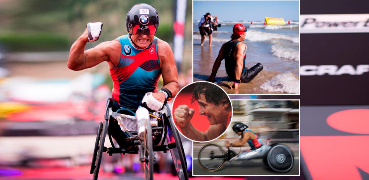 Heute.at - Ohne Beine! Zanardi mit Fabelzeit beim Ironman