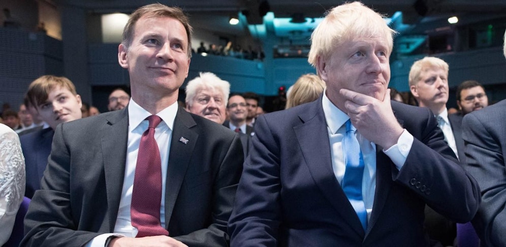 Jeremy Hunt und Boris Johnson