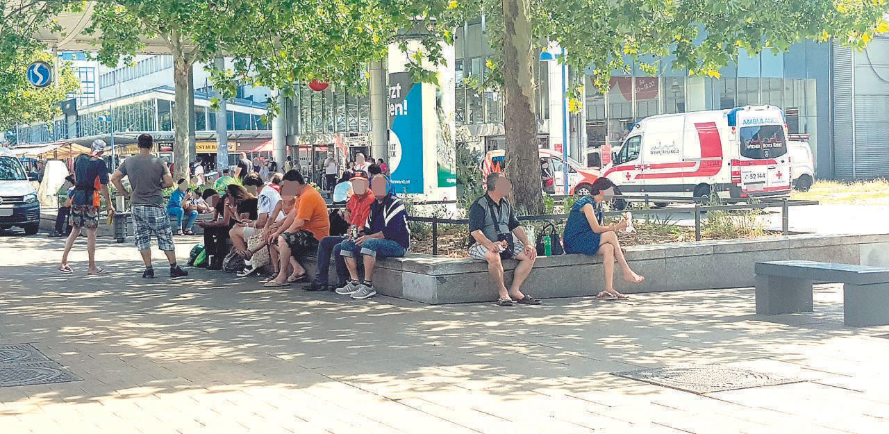 Der Franz-Jonas-Platz gehört wohl nicht zu den schönsten Orten der Stadt.