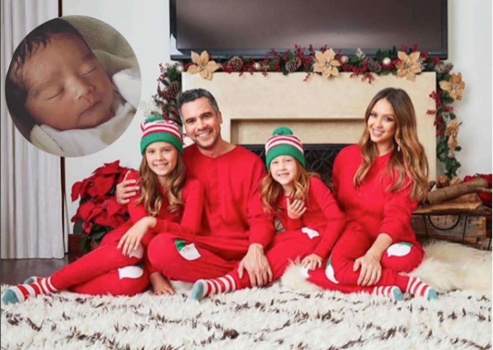 Jessica Albas Familie mit Baby