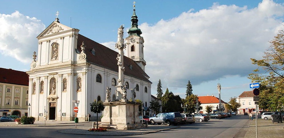 Der Hauptplatz in Bruck.