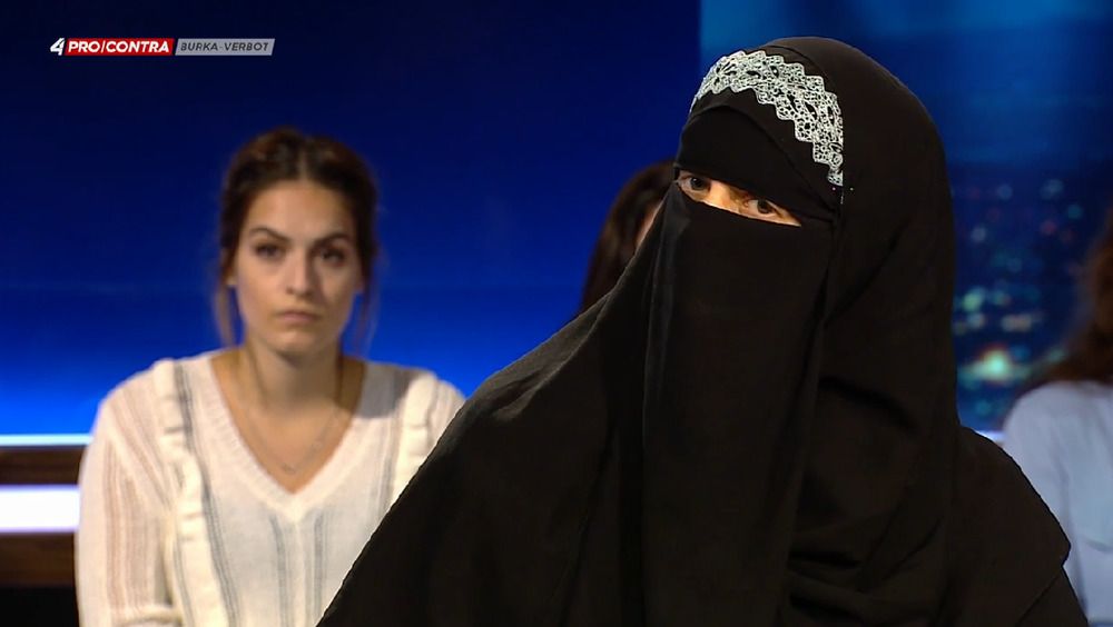 Burka-Verbot: Heftige TV-Debatte mit Niqab-Trägerin | Heute.at