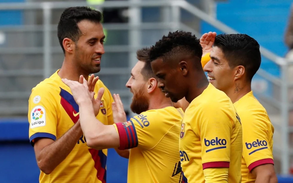 Lionel Messi bejubelt seinen Treffer