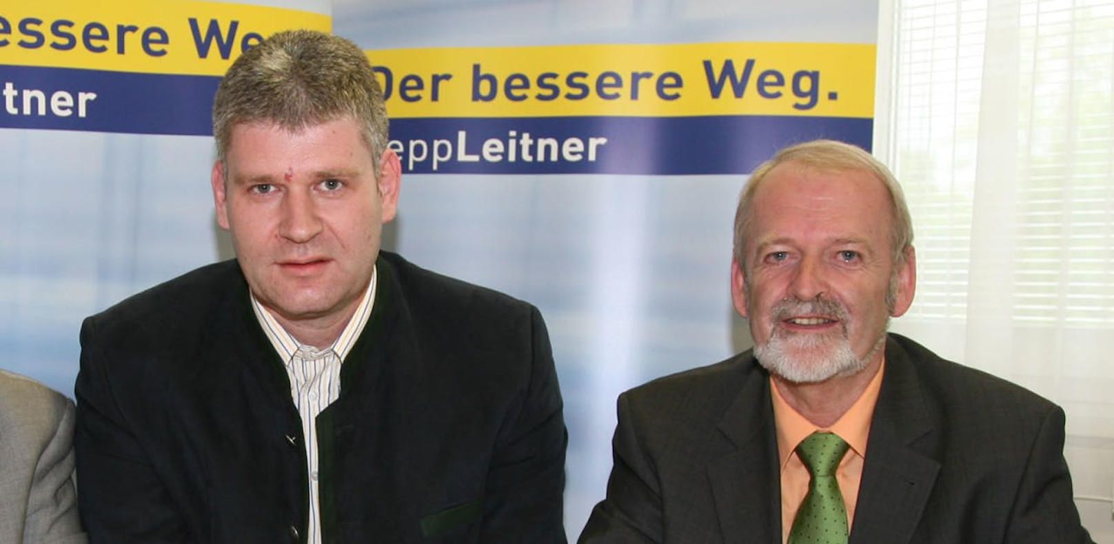 Leitner (li.) und Leichtfried als sie noch gemeinsam in der Landespolitik waren. 