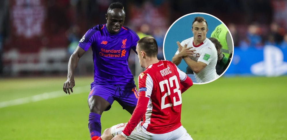 Sadio Mane enttäuschte für Liverpool gegen Belgrad. Shaqiri musste wegen des Doppeladler-Jubels bei der WM daheim bleiben.
