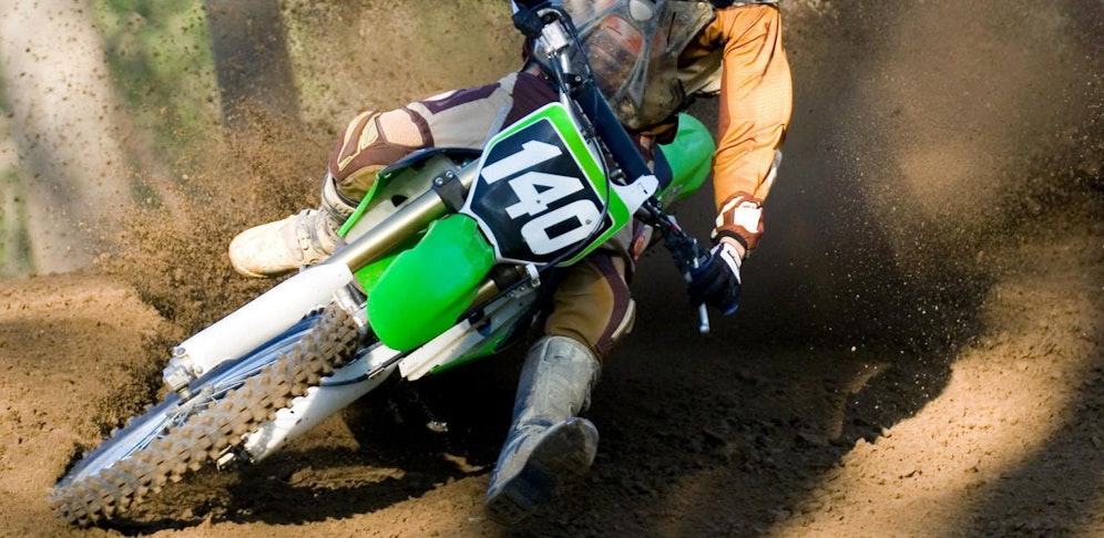 Ein junger Motocross-Fahrer. Symbolfoto