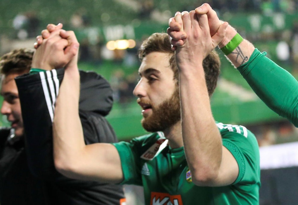 Thanos Petsos ist wieder Feuer und Flamme für Rapid.