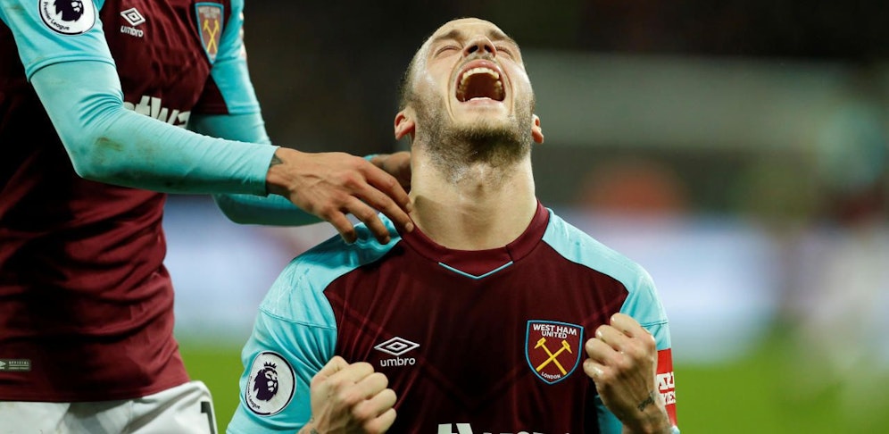 Yeees! Marko Arnautovic lieferte gegen West Bromwich erneut eine starke Leistung ab und legte in der 94. Minute das Siegtor auf. 