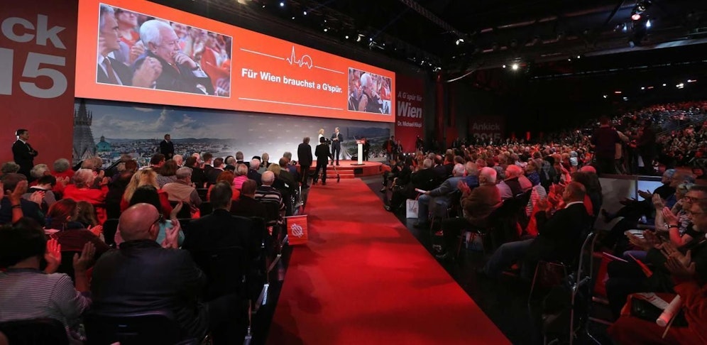 Am Samstag findet in der Messe Wien der Sonderparteitag der SPÖ Wien statt.