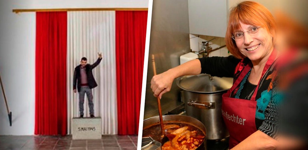 Integrations-Stadträtin Regina Fechter (re.) lud auch den Vereins Avrasya ein, der immer wieder auffällt. So zeigte ein Mitglied im KZ Mauthausen den faschistischen Wolfsgruß.