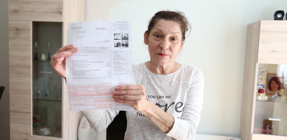 Die orthodoxe Tatjana J. (58) verstand nicht, warum sie Kirchenbeiträge zahlen sollte.