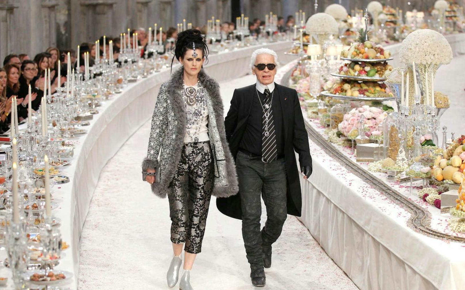 Auch Karl Lagerfeld, Chefdesigner von Chanel, hat bereits in Wien an der Angewandten unterrichtet.