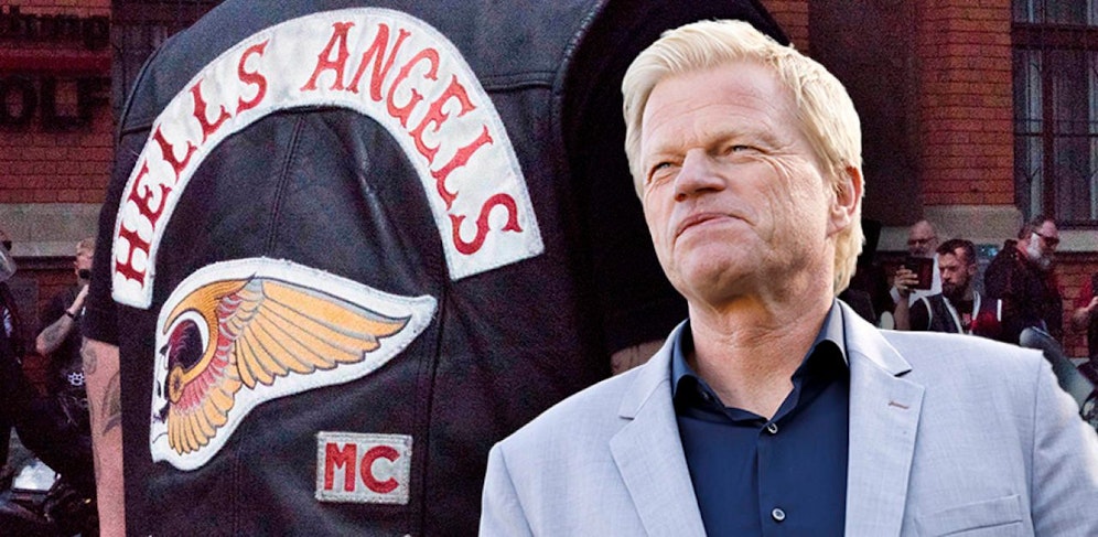 Hells-Angels-Securitys für Oliver Kahn.