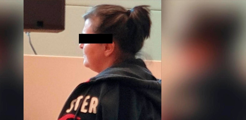 Die angeklagte Serbin (51).