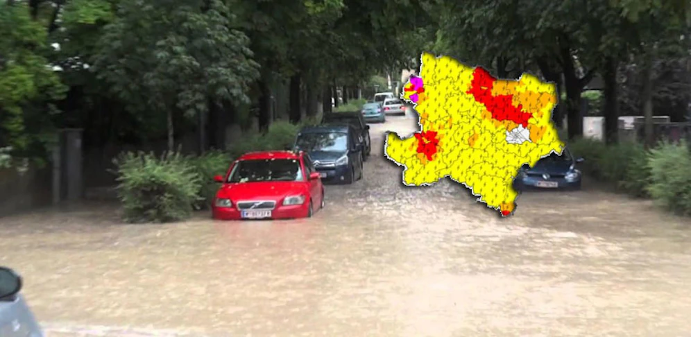 Mit heftigen Regenfällen und Gewitter ist auch in Wien zu rechnen. (Symbolbild)