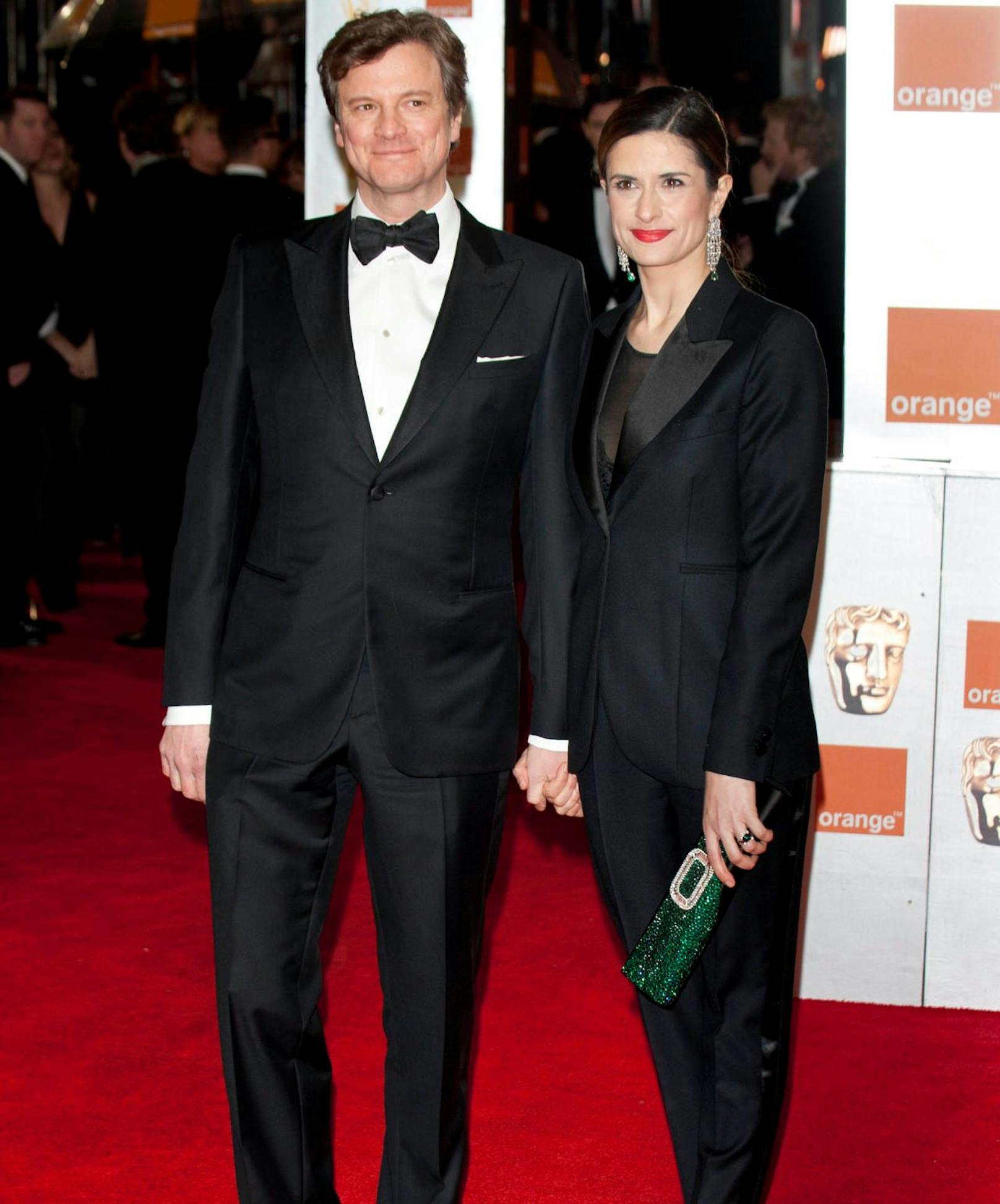 Colin Firth mit seiner Frau Livia Giuggioli.