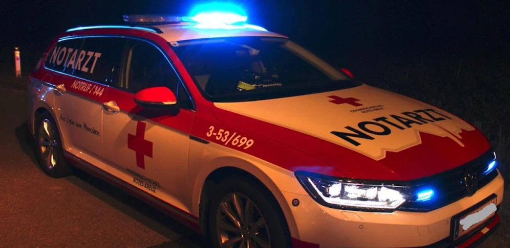 Auch der Notarzt konnte nichts mehr für den Verunfallten tun.