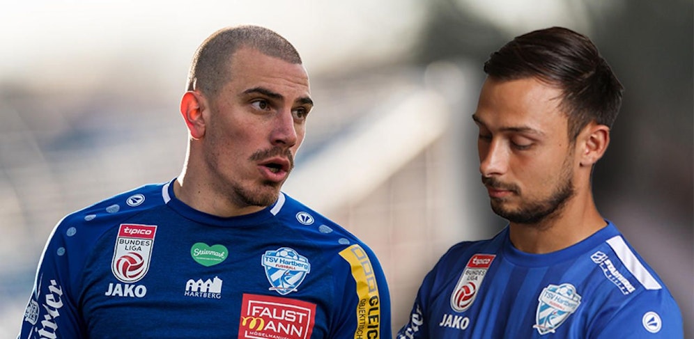 Sandro Gotal und Daniel Geißler lehnen die Hartberg-Kurzarbeit ab. 