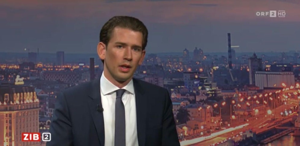 Außenminister Kurz in der ZiB2