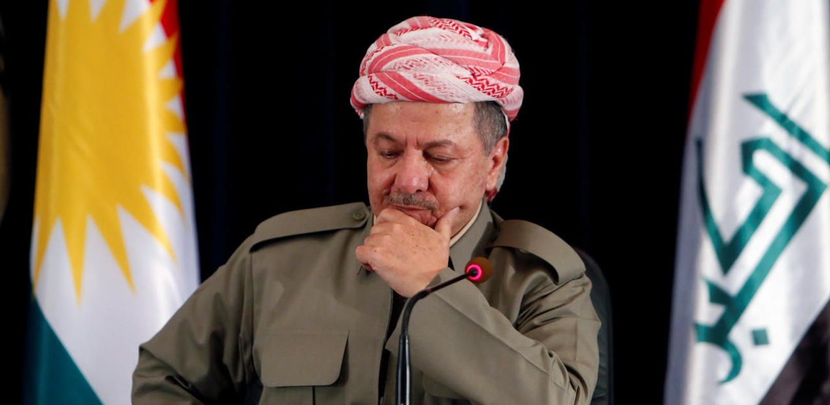 Folgt den immer lauter werdenden Rufen nach seinem Rücktritt: Der irakische Kurdenführer Massud Barsani. 
