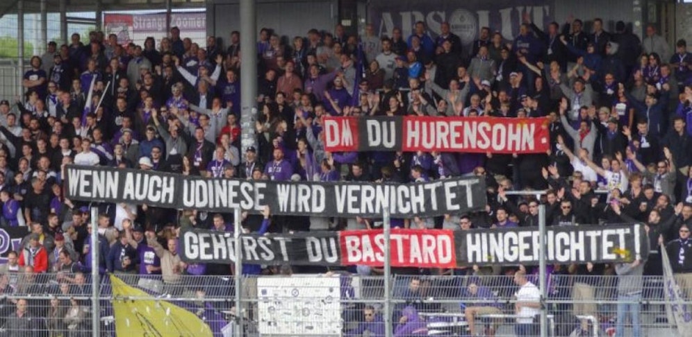 Aufreger auf der Salzburg-Tribüne: Austria-Fans drohen Red-Bull-Boss Didi Mateschitz mit Mord.