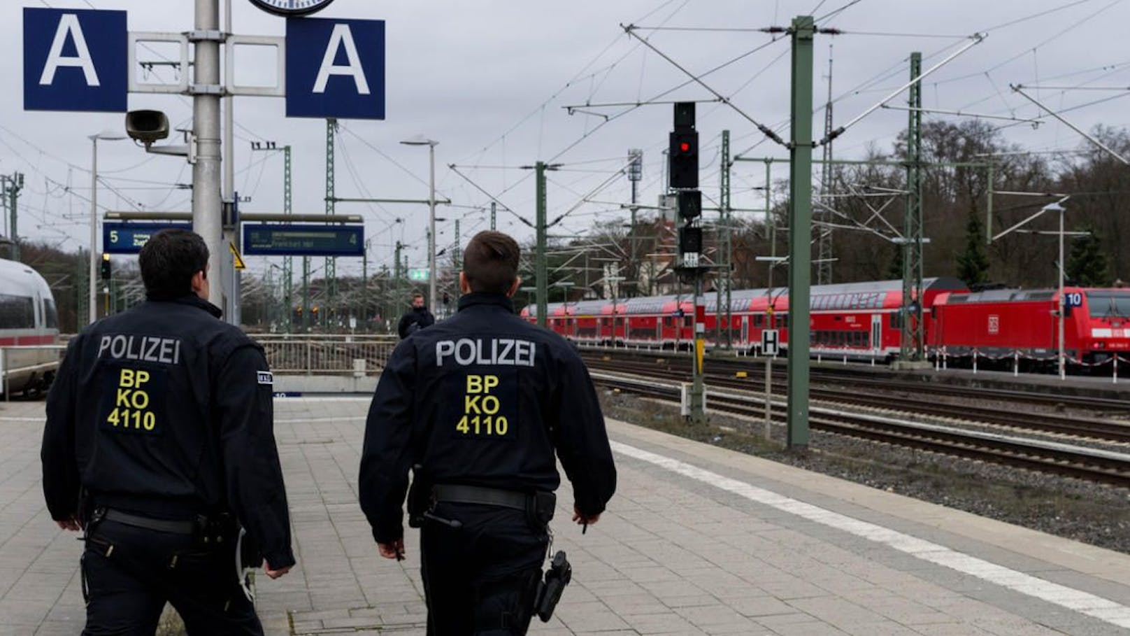 "Habe Amok-Läufer gesehen" – Zugverkehr eingestellt