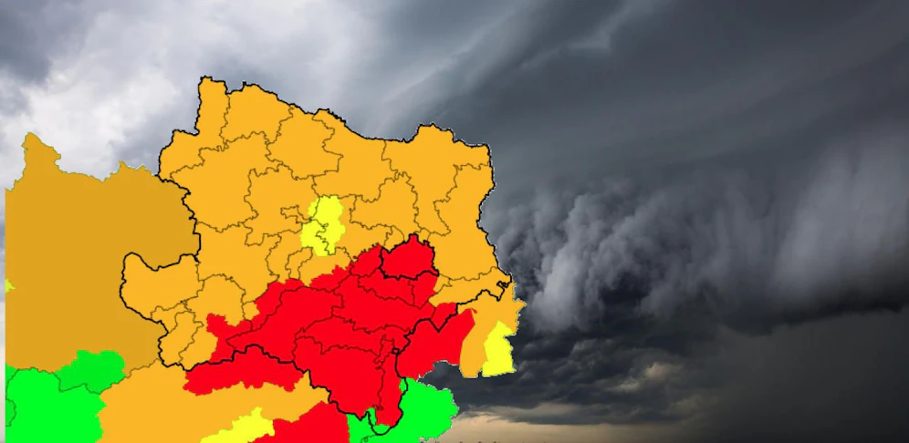 In den südlichen Bezirken soll es ordentlich stürmen.