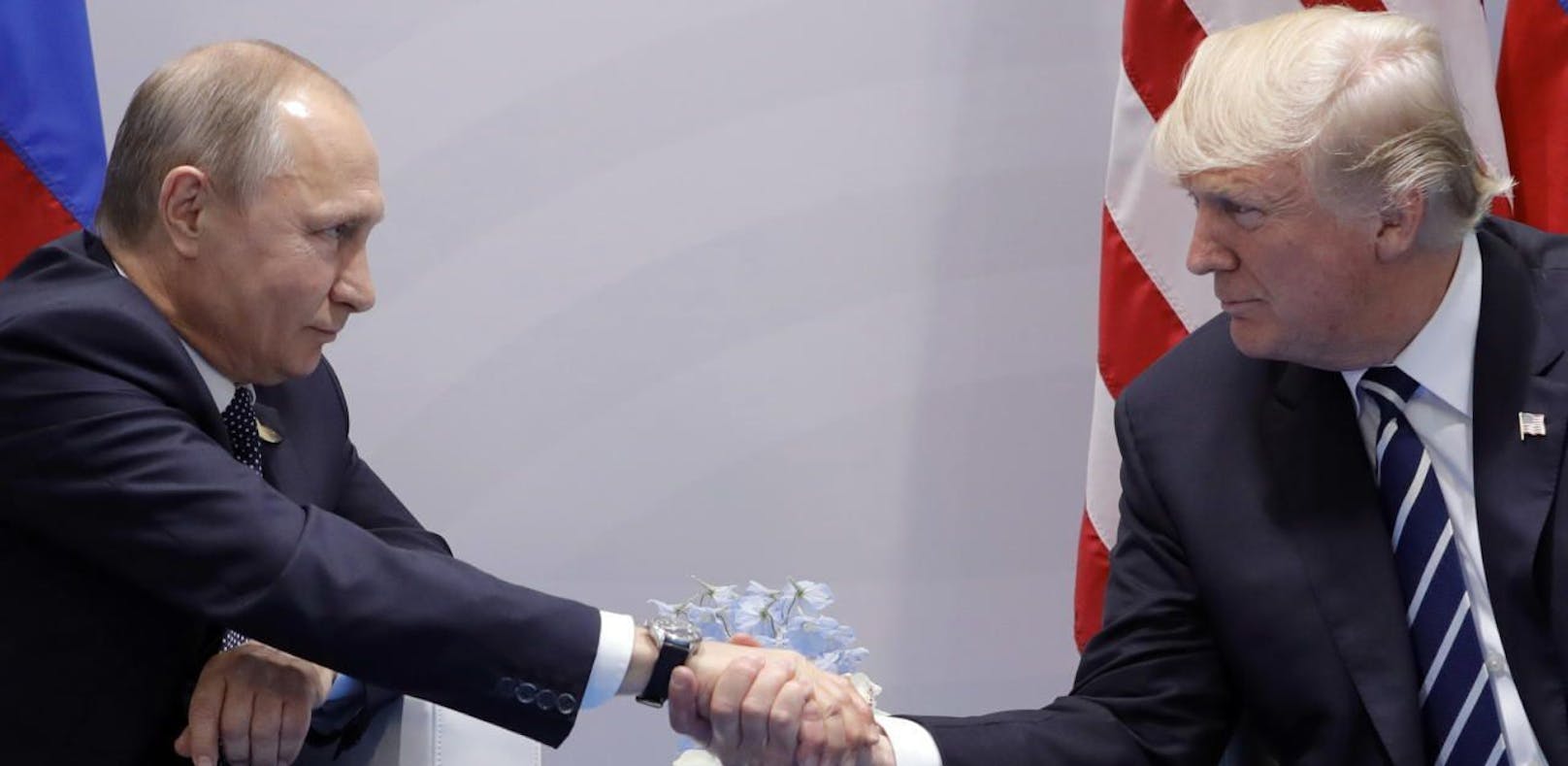 Ukraine-Krise: Donald Trump hat sein Treffen mit Wladimir Putin abgesagt.