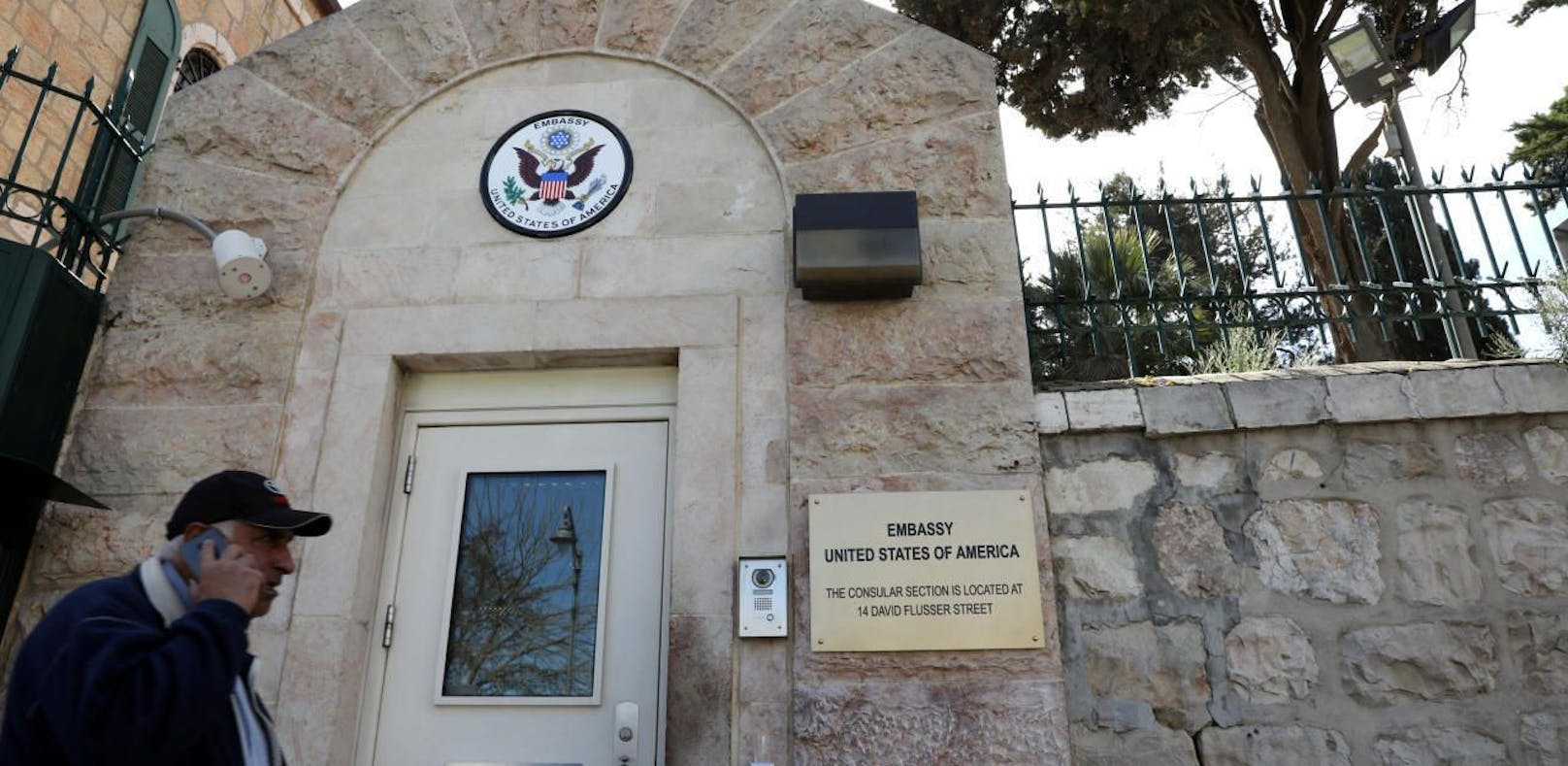 Die US-Botschaft in Jerusalem