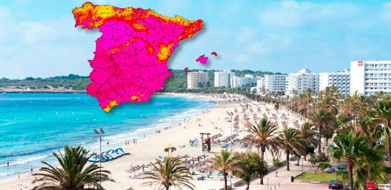 Spanien stöhnt unter der extremen Hitze.