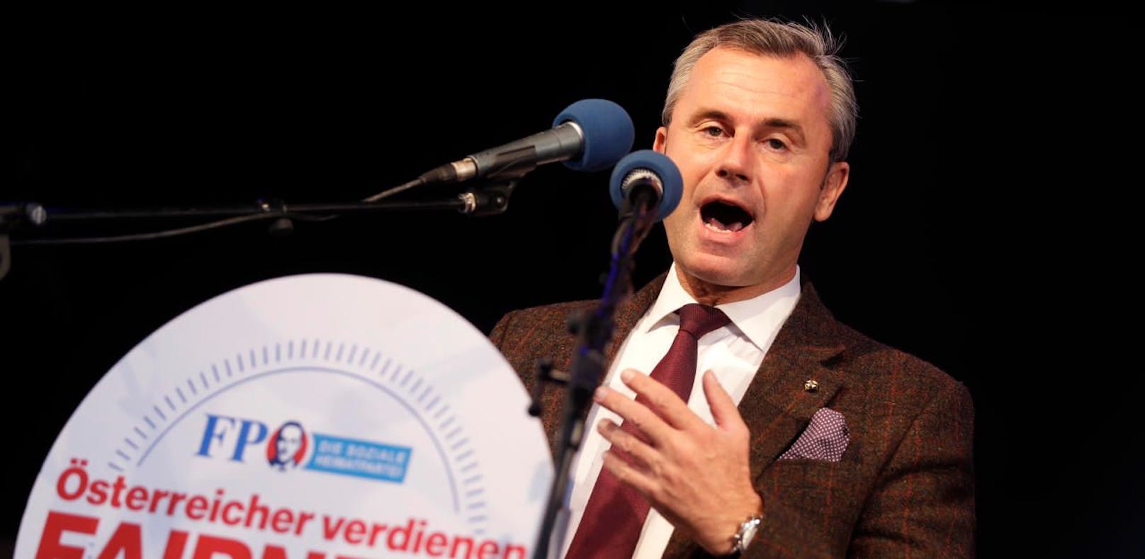 Norbert Hofer kündigte bereits seine Kandidatur zum Bundespräsidenten an.