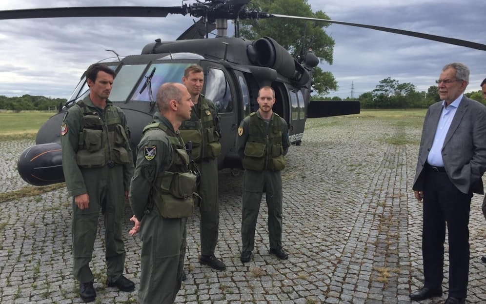 Van der Bellen besuchte Truppenübungsplatz auf der Seetaler Alpe.