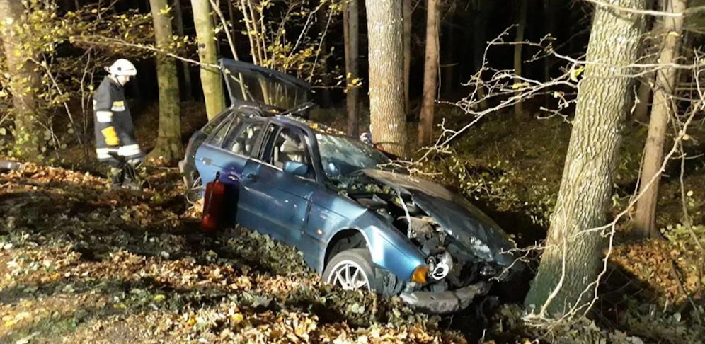 Die Feuerwehr barg nach der Menschenrettung das Wrack. 