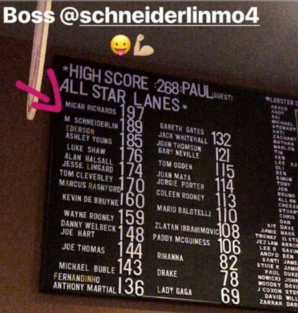 Die Bowling-Highscores mit Zlatan Ibrahimovic