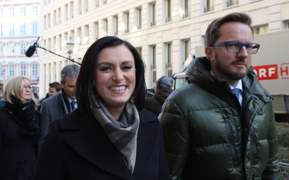 Elisabeth Köstinger mit Partner Thomas Kassl.