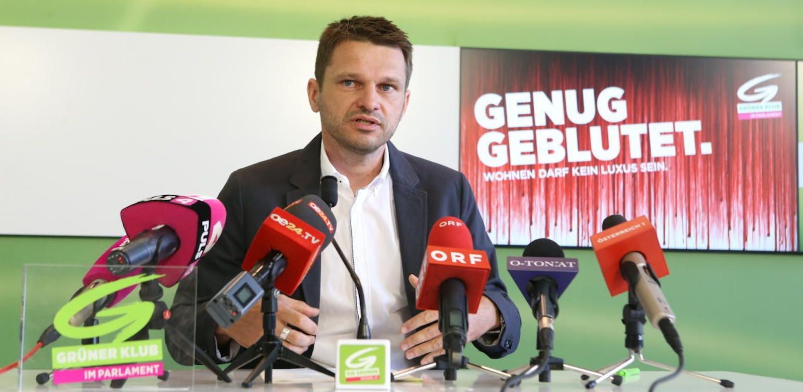 Der Grüne Klubobmann Albert Steinhauser will bei vorgezogenen Neuwahlen eine Übergangsregierung mit Beamten.