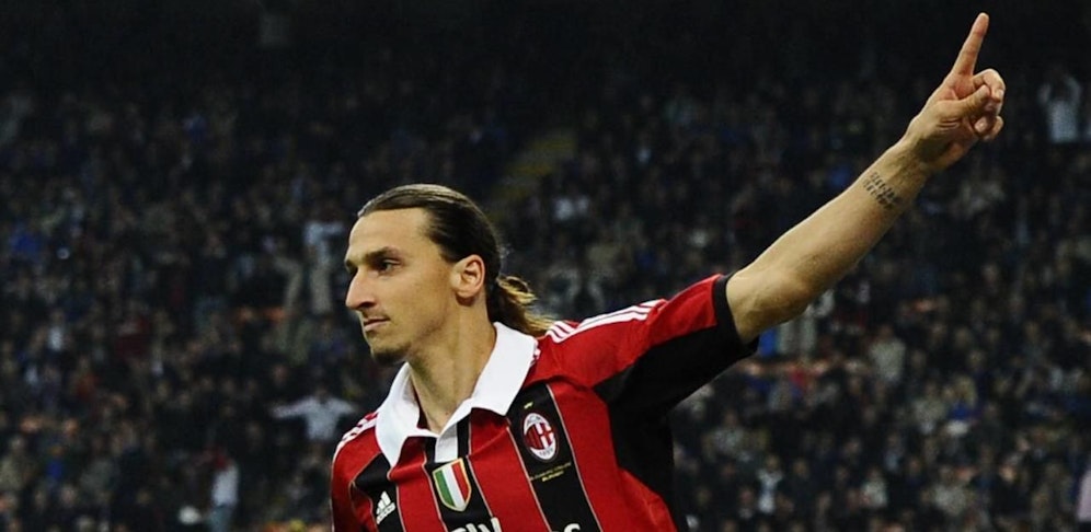Zlatan Ibrahimovic 2012, kurz vor seinem Abschied von Milan.