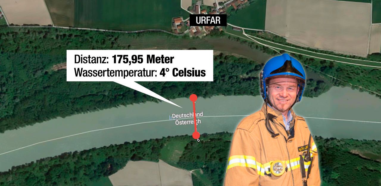 Heute.at - Flucht durch den eiskalten Inn verblüfft Experten