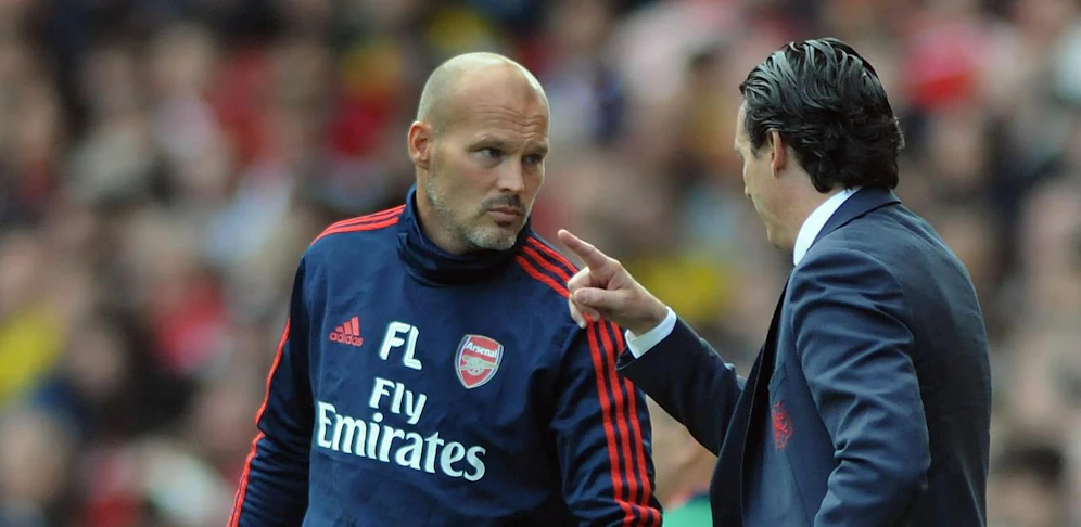 Freddie Ljungberg und sein Vorgänger Unai Emery.
