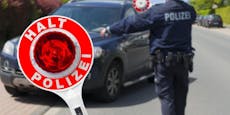 Pkw mit Papier-Taferl – Polizei geht Rowdy ins Netz